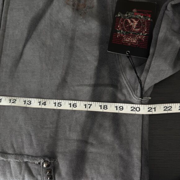 Konquest Closet Jacket Mens Large Skull Dragon Studded Y2K Grunge Streetwear NEW - Picture 14 of 16